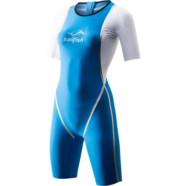 SAILFISH REBEL PRO 1 Women's Short-Sleeved Swimskin Blue/White 0